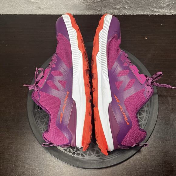Altra Lone Peak 7 Womens Size 9.5 Purple Lace Up Athletic Comfort Sneakers - Picture 9 of 10